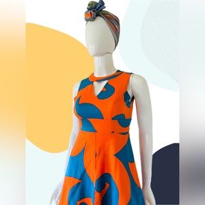 Sold🌺 Vintage 70’s Mod Micro Mini Tiki Hawaiian Dress